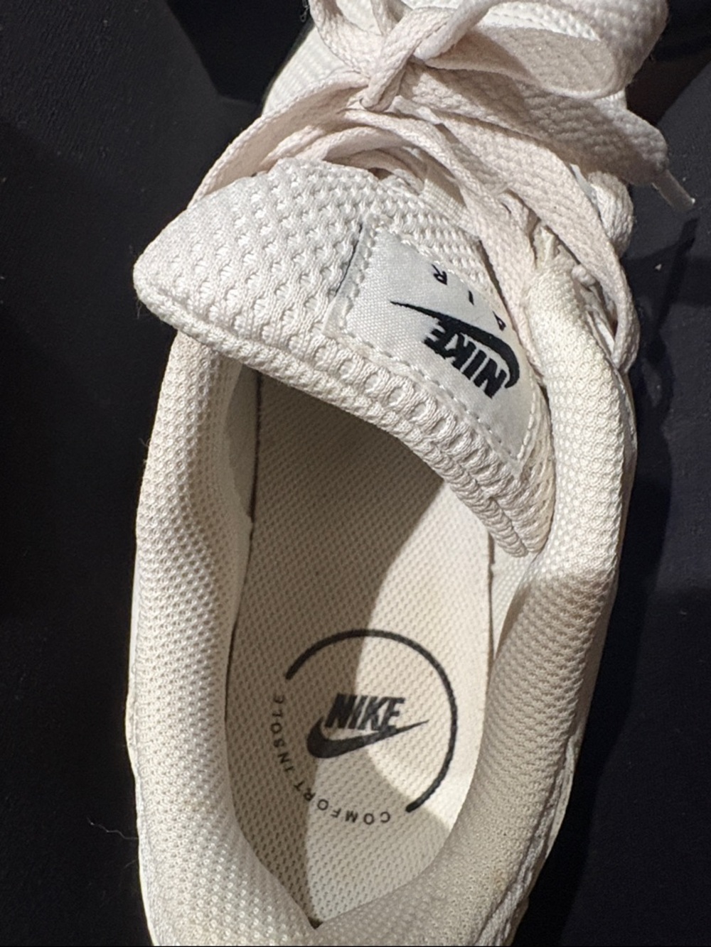 Nike Women's White and Black Athletic Sneakers - Picture 6 of 8